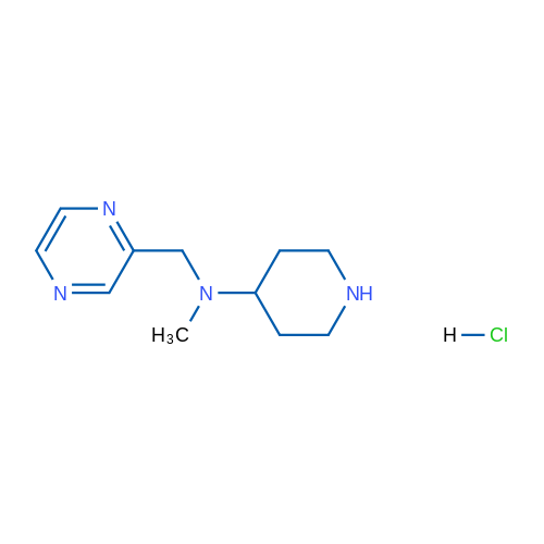 N-Methyl-N-(pyrazin-2-ylmethyl)piperidin-4-amine hydrochloride 1g
