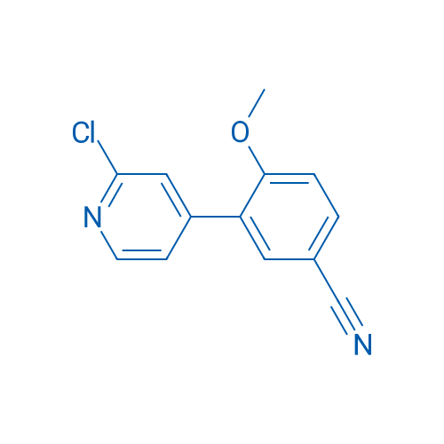 3-(2-Chloropyridin-4-yl)-4-methoxybenzonitrile 50mg