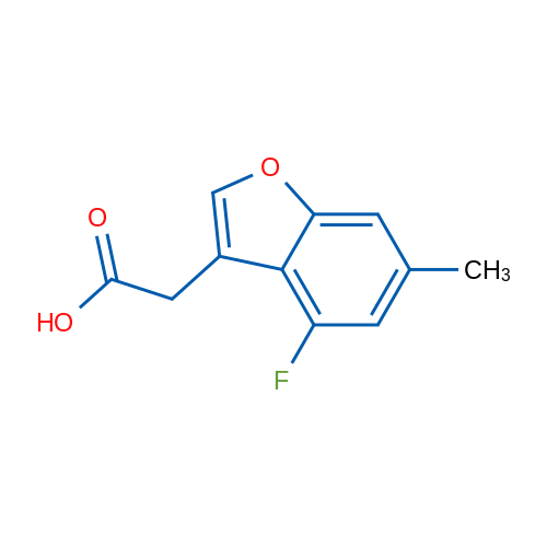 2-(4-Fluoro-6-methylbenzofuran-3-yl)acetic acid 1g