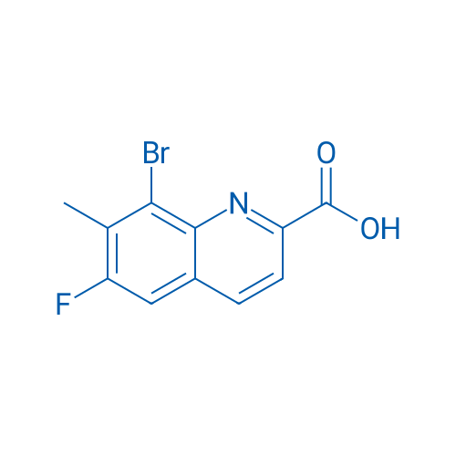 8-Bromo-6-fluoro-7-methylquinoline-2-carboxylic acid 1g