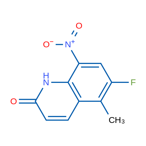 6-Fluoro-5-methyl-8-nitroquinolin-2(1H)-one 1g