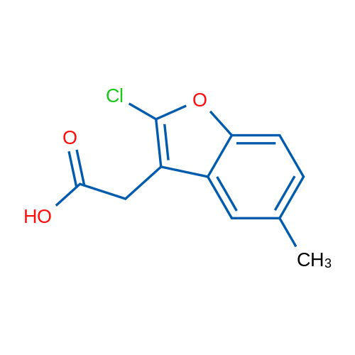2-(2-Chloro-5-methylbenzofuran-3-yl)acetic acid 1g