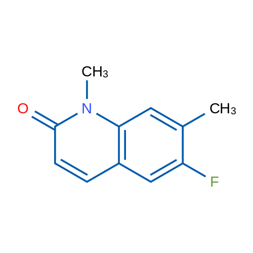 6-Fluoro-1,7-dimethylquinolin-2(1H)-one 1g
