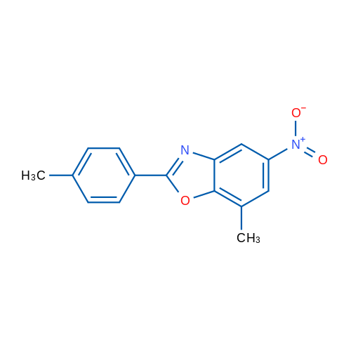 7-MEthyl-2-(4-methylphenyl)-5-nitro-1,3-benzoxazole 1g