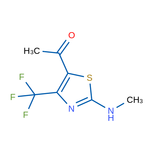1-(2-(Methylamino)-4-(trifluoromethyl)thiazol-5-yl)ethanone 1g