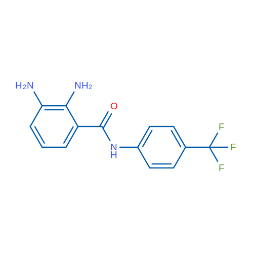 2,3-DIamino-n-(4-(trifluoromethyl)phenyl)benzamide 250mg
