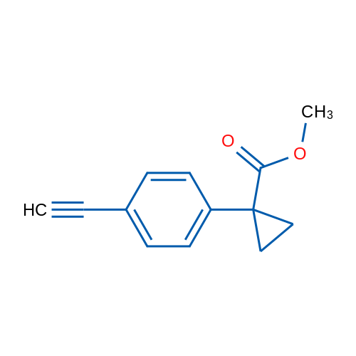 Methyl 1-(4-ethynylphenyl)cyclopropanecarboxylate 5g