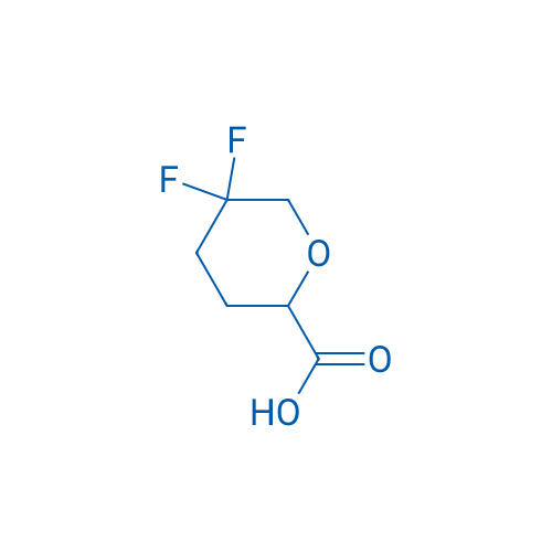 5,5-Difluorooxane-2-carboxylic acid 250mg