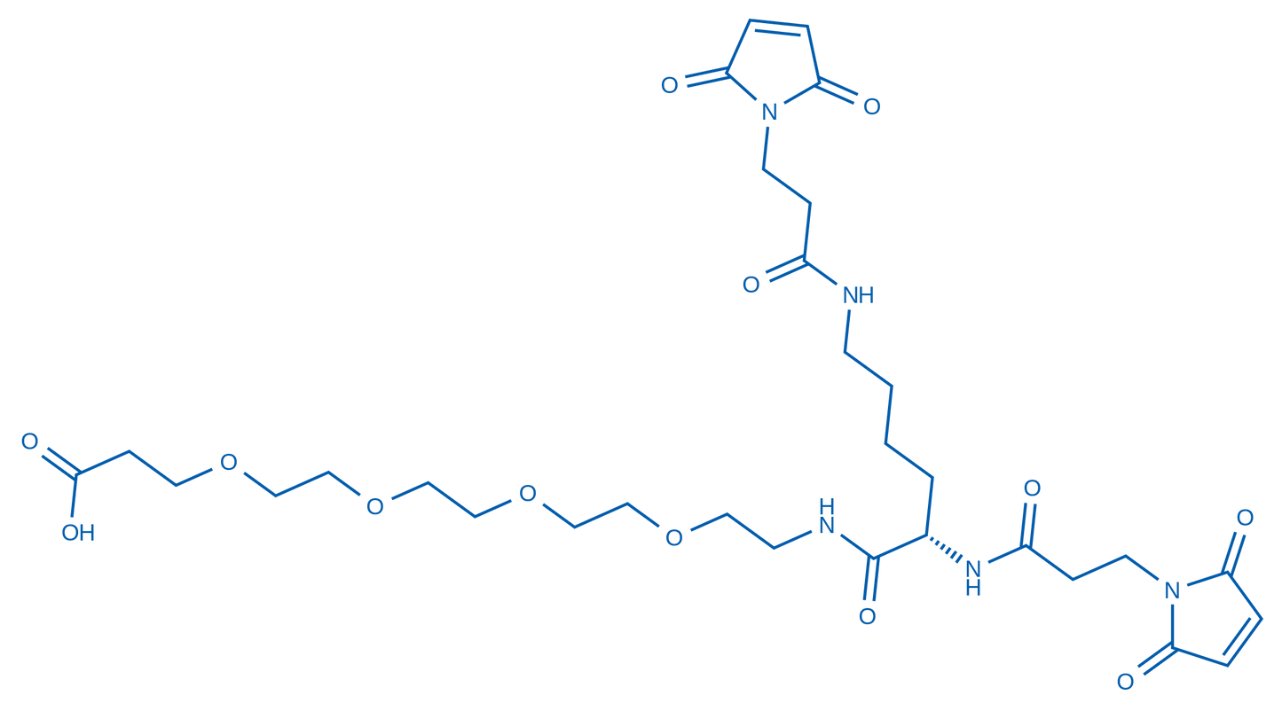 Bis-Mal-Lysine-PEG4-acid 250mg