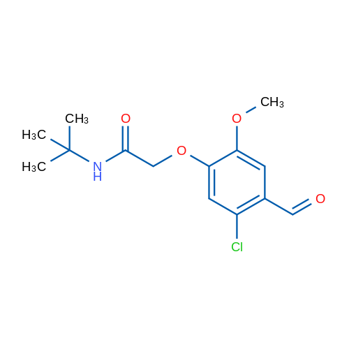 N-(tert-Butyl)-2-(5-chloro-4-formyl-2-methoxyphenoxy)acetamide 5g