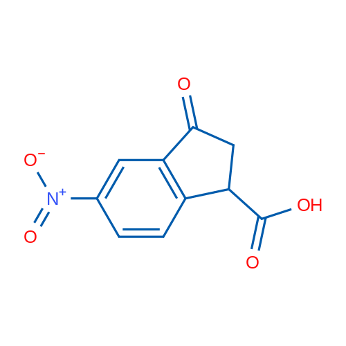 5-Nitro-3-oxo-2,3-dihydro-1H-indene-1-carboxylic acid 1g