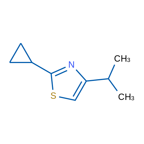 2-Cyclopropyl-4-isopropylthiazole 1g
