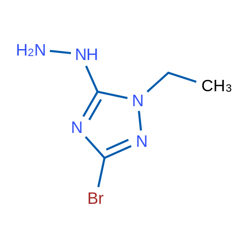 3-Bromo-1-ethyl-5-hydrazinyl-1H-1,2,4-triazole 10g