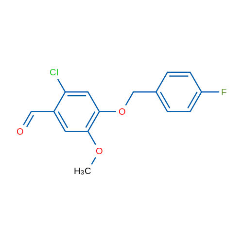 2-Chloro-4-((4-fluorobenzyl)oxy)-5-methoxybenzaldehyde 5g