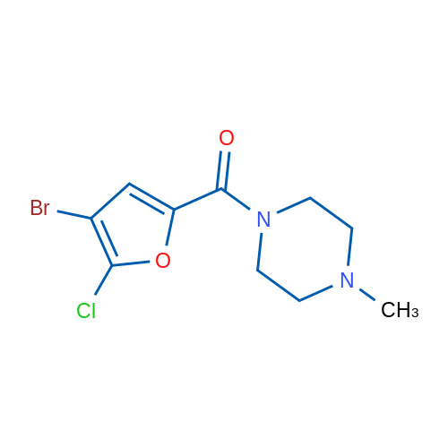(4-Bromo-5-chlorofuran-2-yl)(4-methylpiperazin-1-yl)methanone 1g