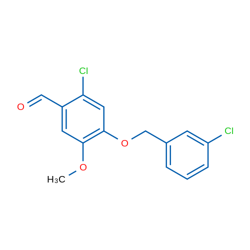 2-Chloro-4-((3-chlorobenzyl)oxy)-5-methoxybenzaldehyde 5g