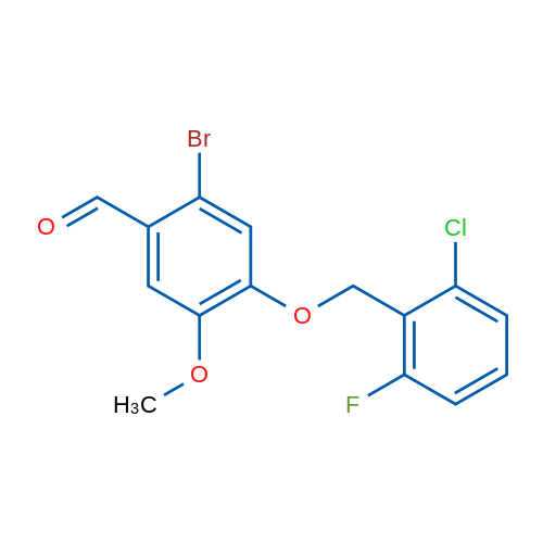 2-Bromo-4-((2-chloro-6-fluorobenzyl)oxy)-5-methoxybenzaldehyde 5g