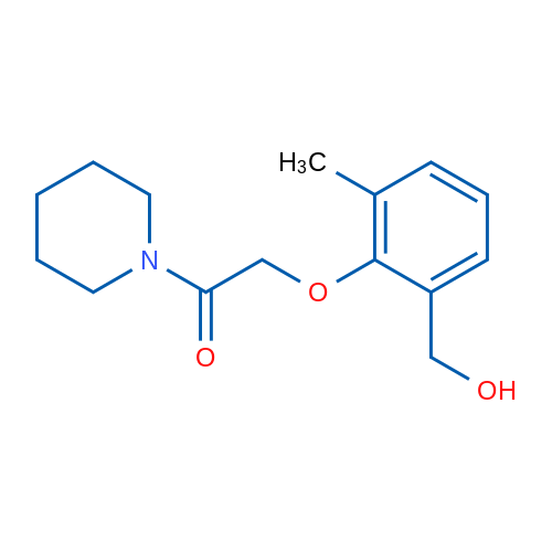 2-(2-(Hydroxymethyl)-6-methylphenoxy)-1-(piperidin-1-yl)ethanone 5g