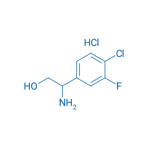 2-Amino-2-(4-chloro-3-fluorophenyl)ethan-1-ol hydrochloride 250mg