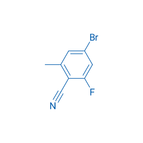 4-Bromo-2-fluoro-6-methylbenzonitrile 250mg