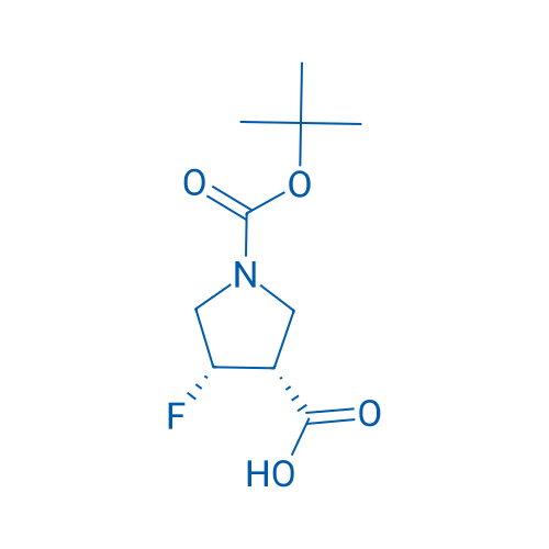 cis-1-(tert-Butoxycarbonyl)-4-fluoropyrrolidine-3-carboxylic acid 250mg