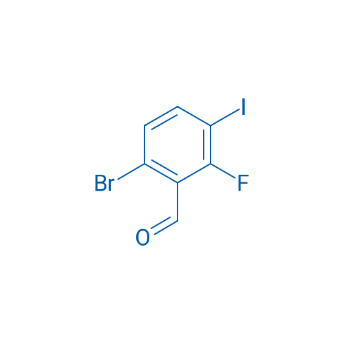 6-Bromo-2-fluoro-3-iodobenzaldehyde 250mg