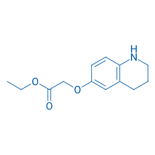 Ethyl 2-((1,2,3,4-tetrahydroquinolin-6-yl)oxy)acetate 250mg