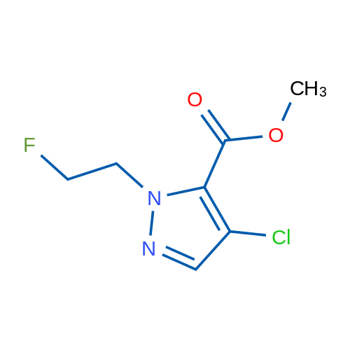 Methyl 4-chloro-1-(2-fluoroethyl)-1H-pyrazole-5-carboxylate 1g