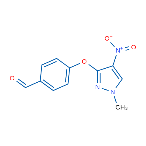 4-((1-Methyl-4-nitro-1H-pyrazol-3-yl)oxy)benzaldehyde 1g