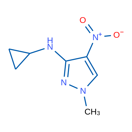 N-Cyclopropyl-1-methyl-4-nitro-1H-pyrazol-3-amine 1g