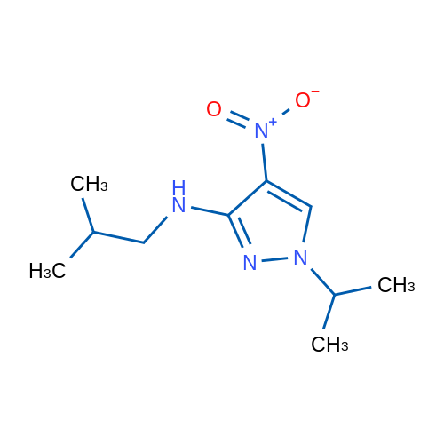 N-Isobutyl-1-isopropyl-4-nitro-1H-pyrazol-3-amine 1g