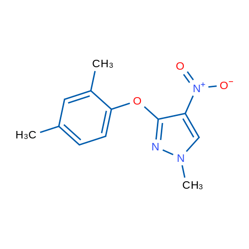 3-(2,4-Dimethylphenoxy)-1-methyl-4-nitro-1H-pyrazole 1g