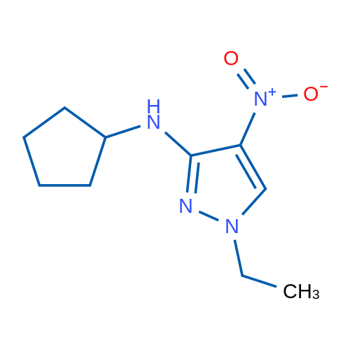 N-Cyclopentyl-1-ethyl-4-nitro-1H-pyrazol-3-amine 1g