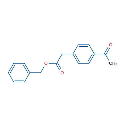Benzyl 2-(4-acetylphenyl)acetate 1g
