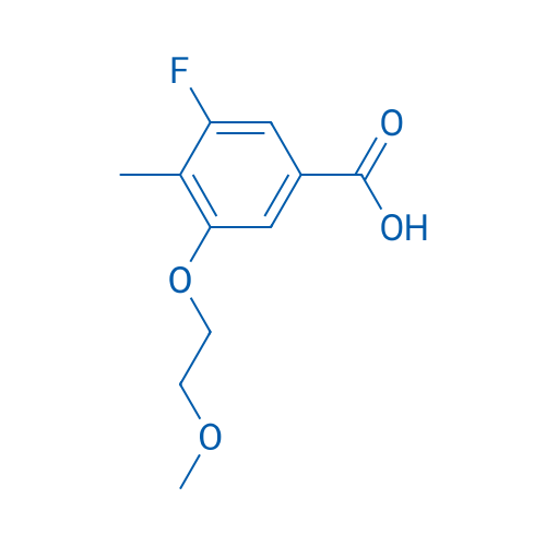3-Fluoro-5-(2-methoxyethoxy)-4-methylbenzoic acid 1g