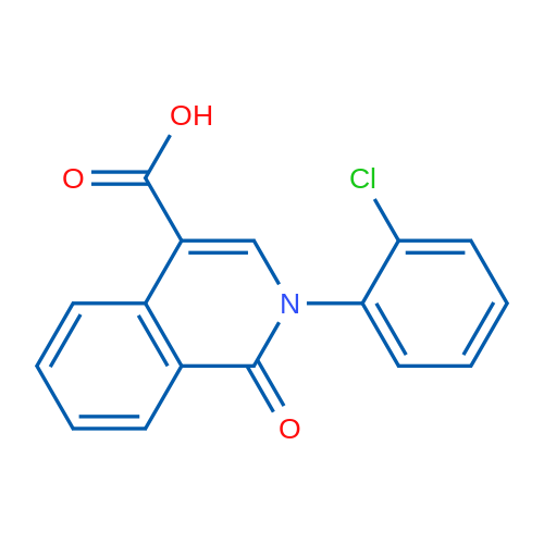 2-(2-Chlorophenyl)-1-oxo-1,2-dihydroisoquinoline-4-carboxylic acid 1g