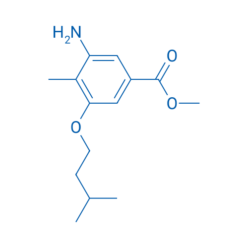 Methyl 3-amino-5-(isopentyloxy)-4-methylbenzoate 1g