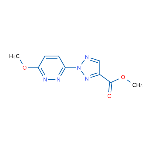 Methyl 2-(6-methoxypyridazin-3-yl)-2H-1,2,3-triazole-4-carboxylate 1g