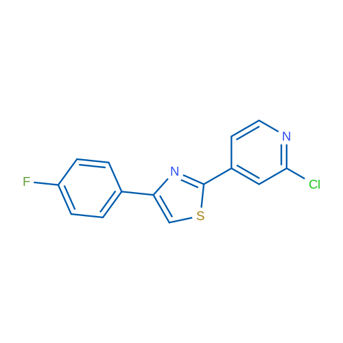 2-(2-Chloropyridin-4-yl)-4-(4-fluorophenyl)thiazole 1g