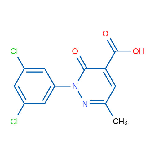 2-(3,5-Dichlorophenyl)-6-methyl-3-oxo-2,3-dihydropyridazine-4-carboxylic acid 1g