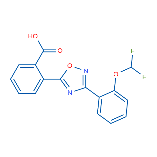 2-(3-(2-(Difluoromethoxy)phenyl)-1,2,4-oxadiazol-5-yl)benzoic acid 1g
