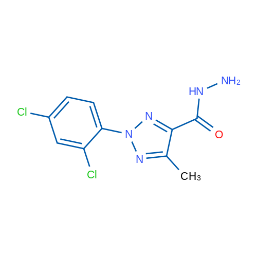 2-(2,4-Dichlorophenyl)-5-methyl-2H-1,2,3-triazole-4-carbohydrazide 1g