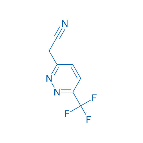 2-(6-(Trifluoromethyl)pyridazin-3-yl)acetonitrile 250mg