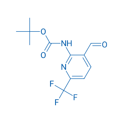 tert-Butyl (3-formyl-6-(trifluoromethyl)pyridin-2-yl)carbamate 1g