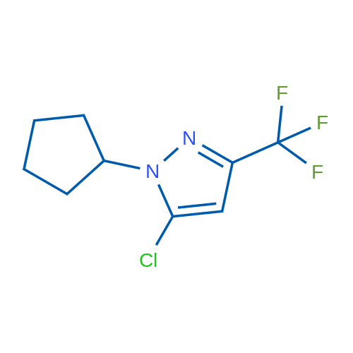 5-Chloro-1-cyclopentyl-3-(trifluoromethyl)-1H-pyrazole 1g
