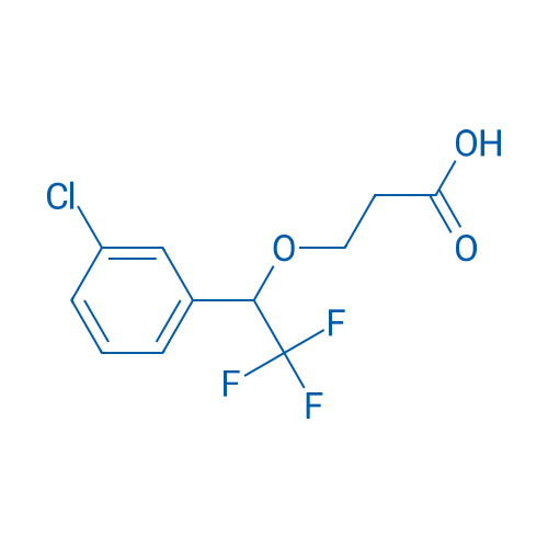 3-(1-(3-Chlorophenyl)-2,2,2-trifluoroethoxy)propanoic acid 1g