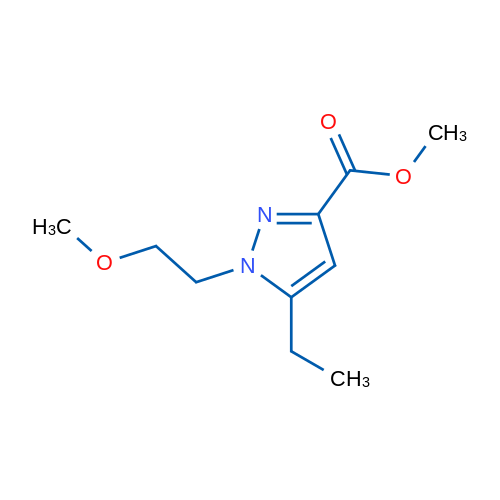 Methyl 5-ethyl-1-(2-methoxyethyl)-1H-pyrazole-3-carboxylate 1g