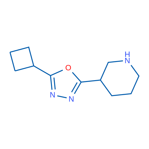 2-Cyclobutyl-5-(piperidin-3-yl)-1,3,4-oxadiazole 1g