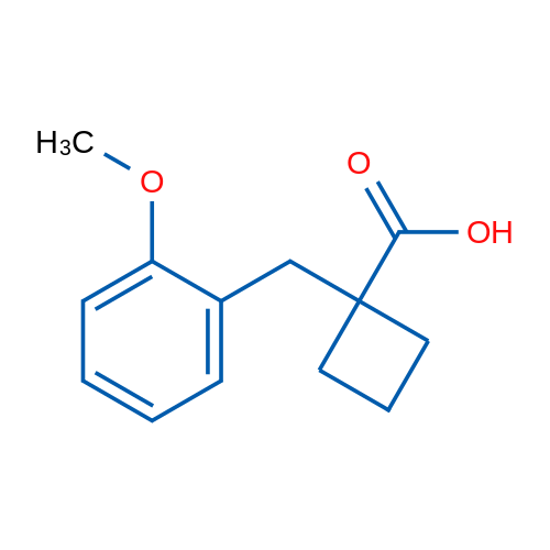 1-(2-Methoxybenzyl)cyclobutanecarboxylic acid 1g