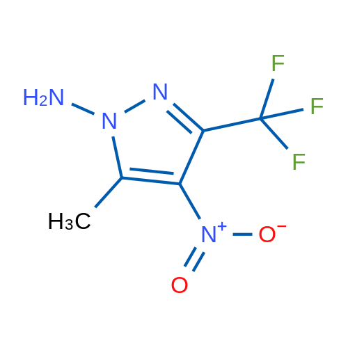 5-Methyl-4-nitro-3-(trifluoromethyl)-1H-pyrazol-1-amine 1g